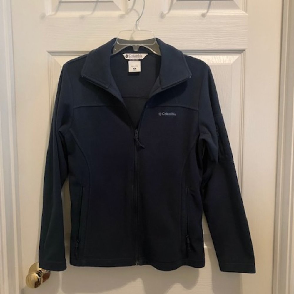 Columbia Blue Fleece Zip-up Jacket S